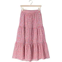 Nono Meisjes Rokken Nael Aop Shells Maxi Skirt - Lila - Maat 134/140