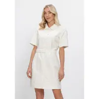 Freebird Dames Kleedjes Wv-pearl-sequince-26-1 - Gebroken Wit - Maat S