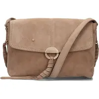 Vanessa bruno Dames Clutches Clutch - Taupe - Maat ONESIZE