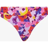 Osaga dames bikinibroekje met bloemenprint multicolor maat L