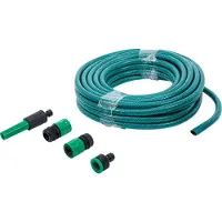 Bgs Tuinslang PVC incl. tuinsproeier en koppelstekker 1/2 15 meter