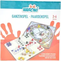 Braet Paardjesspel en Ganzenbord 2-zijdig in hout - speelgoed voor kinderen en volwassenen