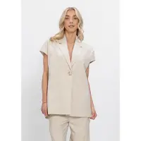 Second female Dames Blazers Blanca Waistcoat - Beige - Maat M