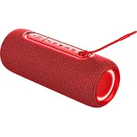 Krüger&Matz Street Draadloze Draagbare Bluetooth 5.0 Speaker - Waterdicht IPX5 - RGB Verlichting - TWS Functie - 20W - Rood