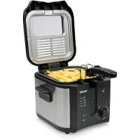 Tristar Haushaltsgeräte Frituurpan 2.5 liter - FR-6878 - Friteuse 1600W - Inklapbaar handvat - Zwart