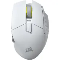 Corsair SCIMITAR ELITE WIRELESS SE, ontworpen voor rechtshandige gebruikers, optische sensor, draadloze RF-verbinding + Bluetooth, 33000 DPI, 1 ms, wit