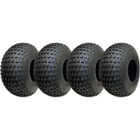 Parnells 25x12.00-9 ATV-banden met noppen, 4-laags, voor quad-aanhanger, John Deere Gator 25 12 9, set van 4