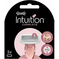 Wilkinson Sword 1 x - Navulmesjes - Intuition Complete - Compatibel - 3 mesjes - Scheermesjes Vrouwen - Scheren Voor Vrouwen - Navulmesjes - Huidverzorging - Scheren Voor Gevoelige Huid