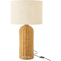 J-Line 63869 tafellamp cilinder metaal naturel/ecru small