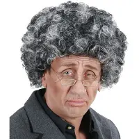 Widmann Opa pruik krullend haar