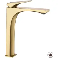 REA Wastafelkraan Premium Joe Brush Gold High