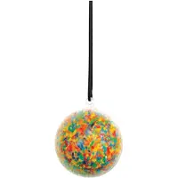 Colorations - vulbaar ornament transparante bal, set van 12