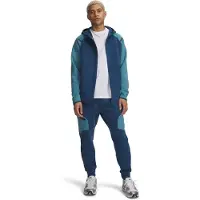 Under Armour Unstoppable Fleece Trainingspak Full-Zip Donkerblauw Lichtblauw