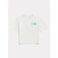 New Balance T-shirt met backprint wit Jongens/Meisjes Katoen Ronde hals - maat 116