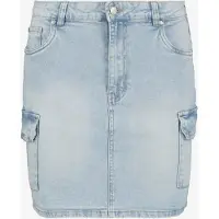 TwoDay cargo dames spijkerrok lichtblauw maat XS