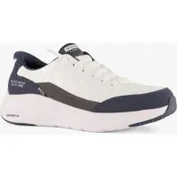 SKECHERS Cozy Fit heren sneakers wit blauw maat 44