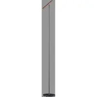 Artdelight Design vloerlamp Kansas zwart met brons