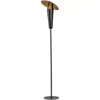 Expo ETH The Britt vloerlamp 1xGU10 aan/uit op koker zwart