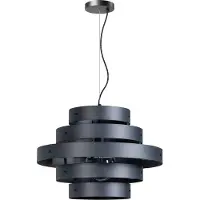 Eth Zwarte hanglamp Blagoon Ø 50cm
