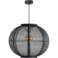 Expo Fabric hanglamp zwart 58cm