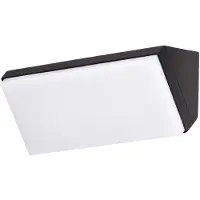 Nova Luce Design wandlamp Keen antraciet 18cm