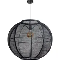 Expo Fabric hanglamp zwart 78cm
