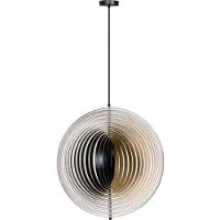Expo ETH Woody hanglamp E27 230v Ø590mm black outside & natural inside
