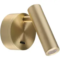 Nova Luce Wandspot Clip goud