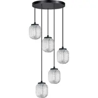Eth Kristel Hanglamp round 5x G9
