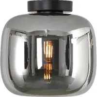Artdelight Plafondlamp Preston-24 met smoke glas