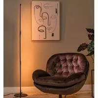 Lucide FINAN - Vloerlamp - LED Dimb. - 1x32W 2700K - Zwart