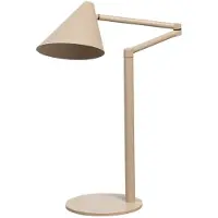 Eth Design tafellamp Marvis zandkleurig