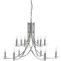 Searchlight Chrome hanglamp Ascona Ø 88cm
