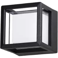 Nova Luce Design wandlamp Agosto vierkant antraciet