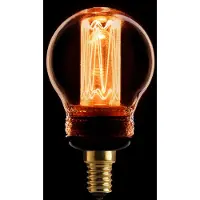 Expo Led Kooldraad Kogel E14 2,3W dimbaar 1800k goud 65L