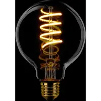 Expo ETH Globe 80mm Filament spiraal LED 7w E27 240v 2200k 3 stappen dimbaar Goud