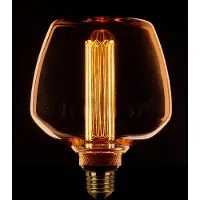 Expo Deco 23F kooldraad LED 5w E27 240v 1800k goud 3 stappen dimbaar 120L 12x16cm