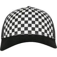 Flexfit Pet 'Checkerboard Retro Trucker' zwart / wit