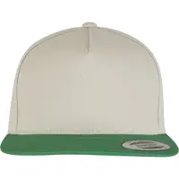 Flexfit Pet 'Classic' lichtbeige / groen