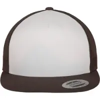 Flexfit Pet 'CLASSIC' donkerbruin / wit