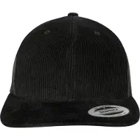 Flexfit Pet 'Corduroy Retro Trucker' zwart