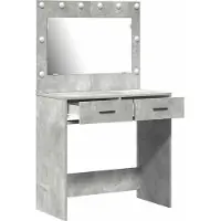 vidaXL Kaptafel Beton Grijs 78,5 x 41 x 135 cm Bewerkt hout