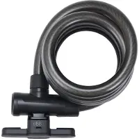 Bbb Cycling KeyGuard Cable - Fietsslot met 3 Sleutels - Lengte: 180CM - Dikte: 15MM - Kabelslot voor Stadsfiets, RaceFiets & Mountainbike - BBL-112B