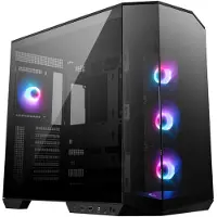 MSI Atx Midi Pc-Behuizing Voor Computermoederbord, Snelle Montage Met Venster.