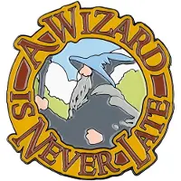Weta Workshop Lord of the Rings Magnet A Wizard Is Never Late (Enamel) 7 cm Magnets