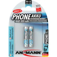 Ansmann DECT Phone batterij, micro AAA, 2 stuks