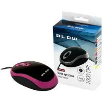 BLOW Optische, bedrade muis WIRED MP-20 BLOW USB 100DPI roze