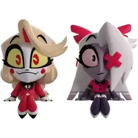 Youtooz Hazbin Hotel Vinyl Figures Charlie & Vaggie Monitor Buddiez