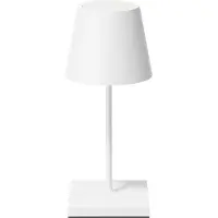Sigor 4547201, accu-aangedreven tafel lamp, Nuindie mini, 25 cm, sneeuwwit, 2,2W, FlexMood, 2200K/2700K, IP54, kleurweergave Ra85, dimbaar
