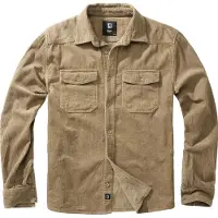 Brandit Corduroy Classic Overhemd Met Lange Mouwen
